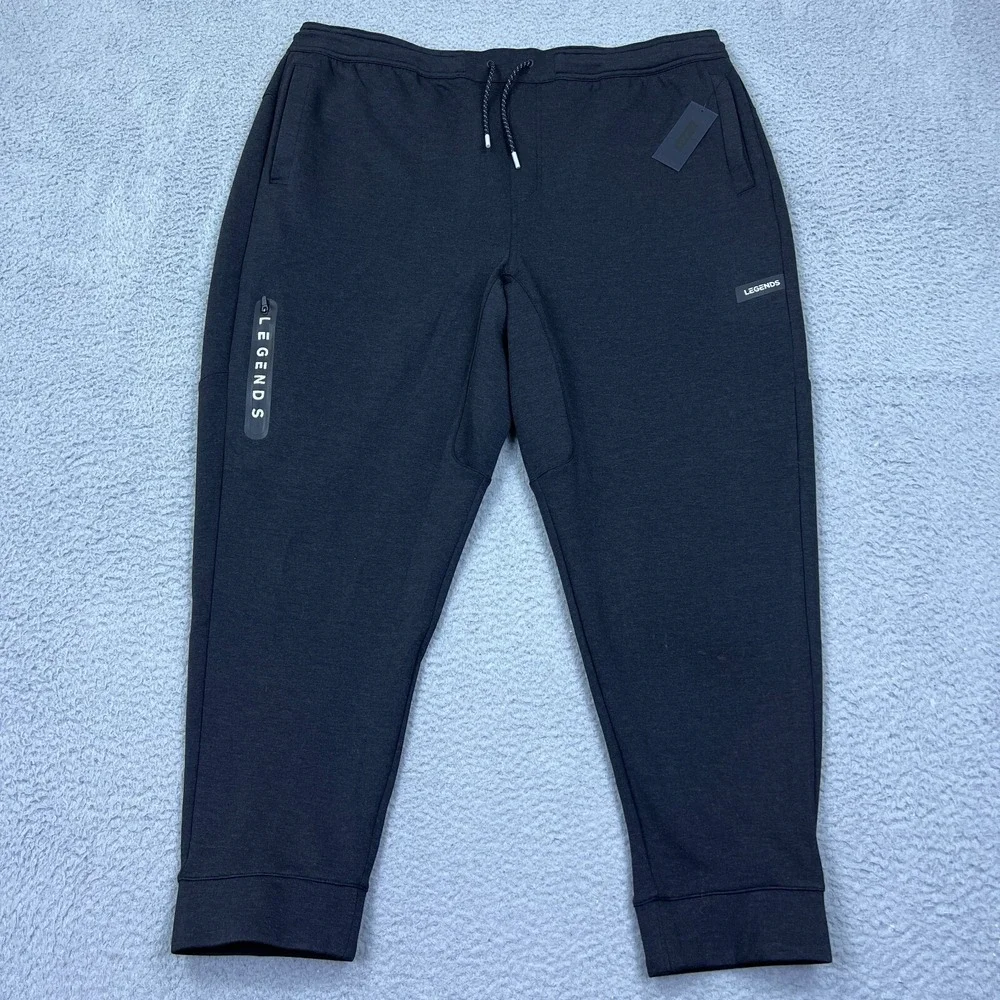 Legends Men's‎ Hawthorne Tech Jogger Pants XXXL Black Heather LGDB031 BKH